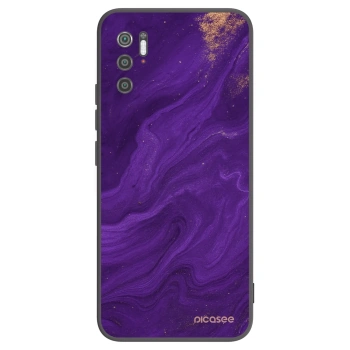 Picasee crna silikonska maskica za Xiaomi Poco M3 Pro 5G - Purple