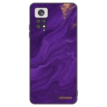Picasee crna silikonska maskica za Xiaomi Redmi Note 11 - Purple