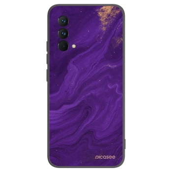 Picasee crna silikonska maskica za Realme GT Master Edition 5G - Purple
