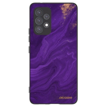 Picasee crna silikonska maskica za Samsung Galaxy A53 5G A536 - Purple