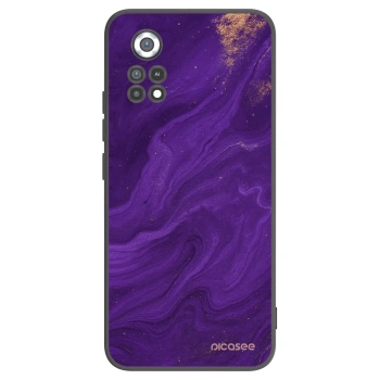 Picasee crna silikonska maskica za Xiaomi Poco X4 Pro 5G - Purple