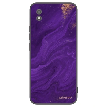 Picasee crna silikonska maskica za Realme C11 (2021) - Purple