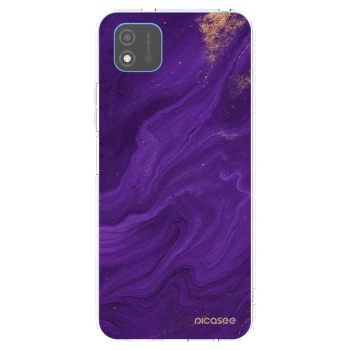 Picasee silikonska prozirna maskica za Realme C11 (2021) - Purple