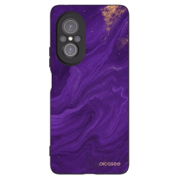 Picasee crna silikonska maskica za Huawei Nova 9 SE - Purple