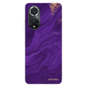 Picasee silikonska prozirna maskica za Huawei Nova 9 SE - Purple