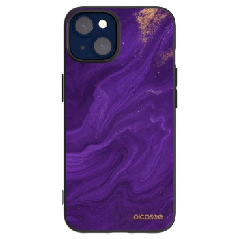 Picasee crna silikonska maskica za Apple iPhone 14 - Purple