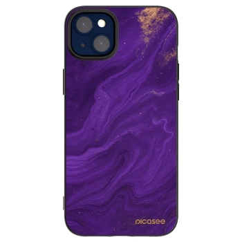 Picasee crna silikonska maskica za Apple iPhone 14 Plus - Purple