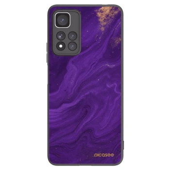 Picasee crna silikonska maskica za Xiaomi Redmi Note 11 Pro+ 5G - Purple
