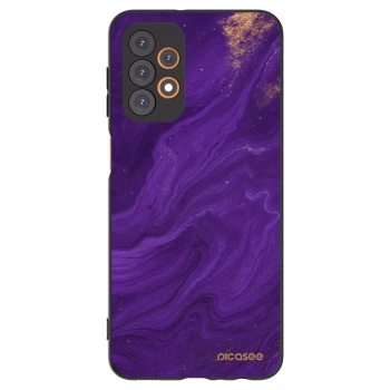 Picasee crna silikonska maskica za Samsung Galaxy A23 A235F 4G - Purple