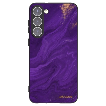Picasee crna silikonska maskica za Samsung Galaxy S23+ 5G - Purple