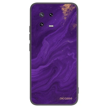 Picasee crna silikonska maskica za Xiaomi 13 Pro - Purple