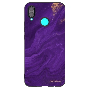 Picasee crna silikonska maskica za Huawei Nova 3 - Purple