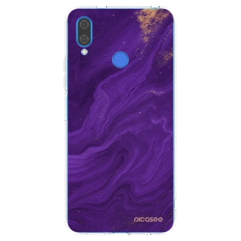 Picasee silikonska prozirna maskica za Huawei Nova 3 - Purple
