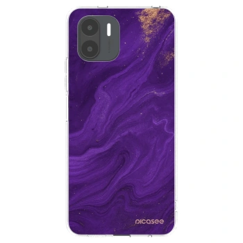 Picasee silikonska prozirna maskica za Xiaomi Redmi A2 - Purple