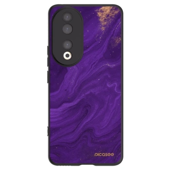 Picasee crna silikonska maskica za Honor 90 5G - Purple
