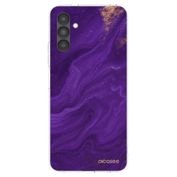 Picasee silikonska prozirna maskica za Samsung Galaxy A04s A047F - Purple