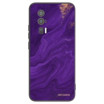 Picasee crna silikonska maskica za Xiaomi Poco F5 Pro 5G - Purple
