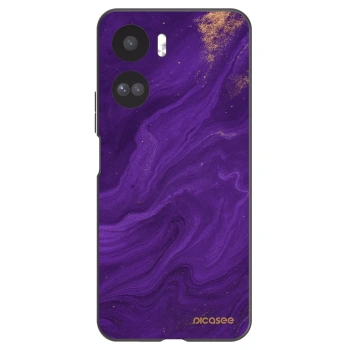 Picasee crna silikonska maskica za Honor 90 Lite 5G - Purple