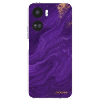 Picasee silikonska prozirna maskica za Honor 90 Lite 5G - Purple