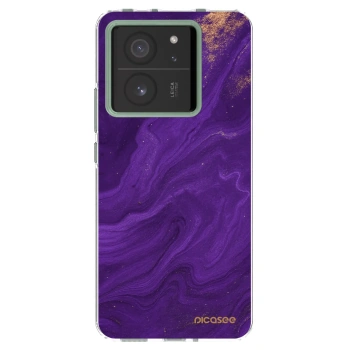 Picasee silikonska prozirna maskica za Xiaomi 13T Pro - Purple