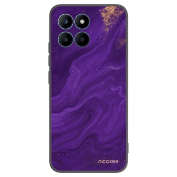 Picasee crna silikonska maskica za Honor 70 Lite - Purple