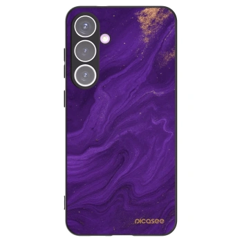 Picasee crna silikonska maskica za Samsung Galaxy S24+ S926B 5G - Purple