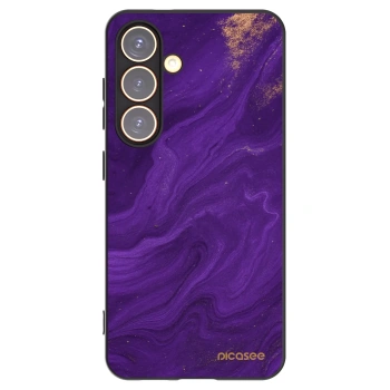 Picasee crna silikonska maskica za Samsung Galaxy S24 S921B 5G - Purple