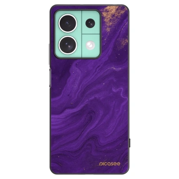 Picasee crna silikonska maskica za Xiaomi Redmi Note 13 5G - Purple