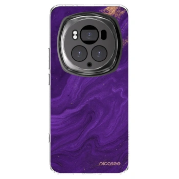 Picasee silikonska prozirna maskica za Honor Magic6 Pro - Purple