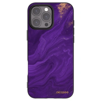 Picasee crna silikonska maskica za Apple iPhone 16 Pro Max - Purple