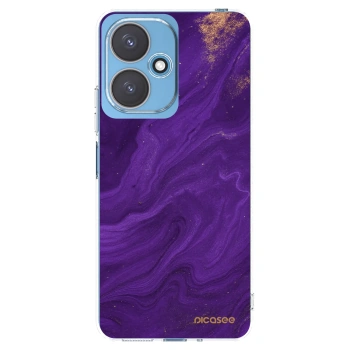 Picasee silikonska prozirna maskica za Xiaomi Redmi 13C 5G - Purple