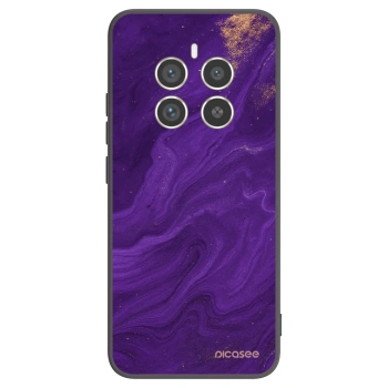 Picasee crna silikonska maskica za Realme 12 Pro 5G - Purple