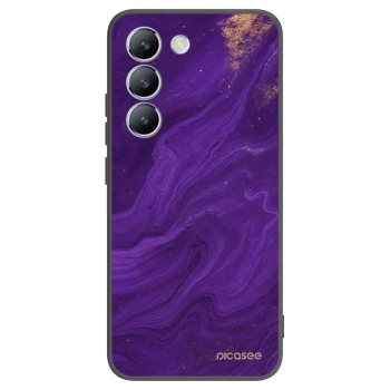 Picasee crna silikonska maskica za Vivo V40 SE 5G - Purple