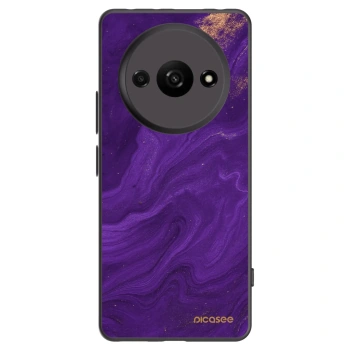 Picasee crna silikonska maskica za Xiaomi Redmi A3 - Purple