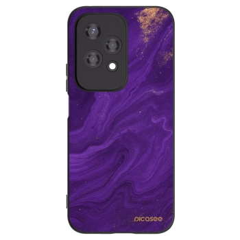 Picasee crna silikonska maskica za Honor 200 Lite - Purple