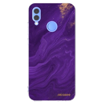 Picasee silikonska prozirna maskica za Honor 10 Lite - Purple