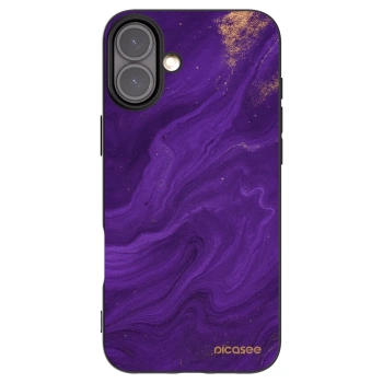 Picasee crna silikonska maskica za Apple iPhone 16 Plus - Purple