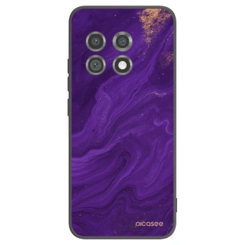 Picasee crna silikonska maskica za OnePlus 11 5G - Purple