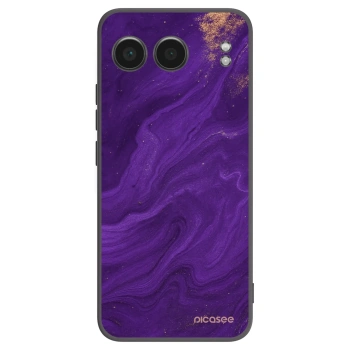 Picasee crna silikonska maskica za OnePlus Nord 4 - Purple