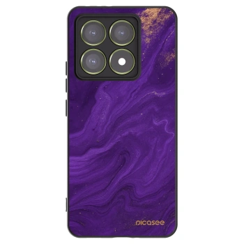 Picasee crna silikonska maskica za Xiaomi 14T - Purple