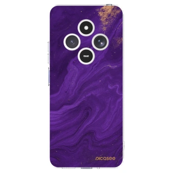 Picasee silikonska prozirna maskica za Xiaomi Redmi 14C - Purple