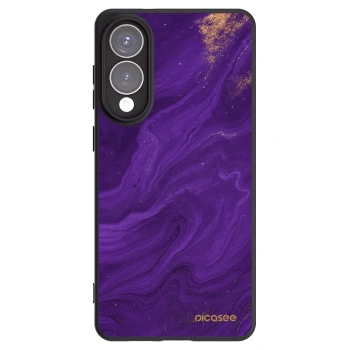 Picasee crna silikonska maskica za Samsung Galaxy S25 Edge 5G - Purple