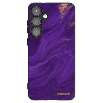 Picasee crna silikonska maskica za Samsung Galaxy S25+ 5G - Purple