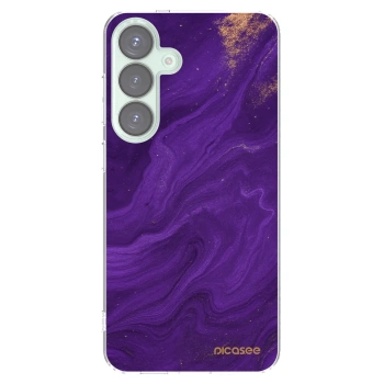 Picasee silikonska prozirna maskica za Samsung Galaxy S25+ 5G - Purple