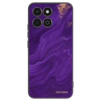Picasee crna silikonska maskica za Honor 200 Smart 5G - Purple
