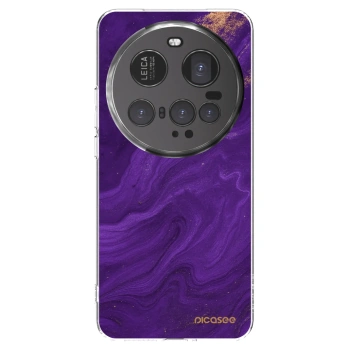 Picasee silikonska prozirna maskica za Xiaomi 15 Ultra - Purple