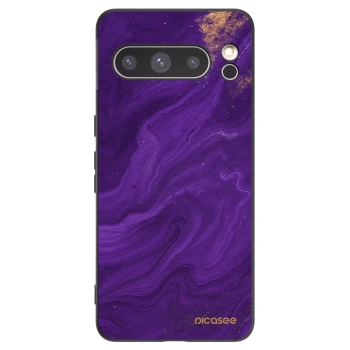 Picasee crna silikonska maskica za Google Pixel 8 Pro - Purple