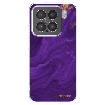 Picasee silikonska prozirna maskica za Xiaomi 15 - Purple