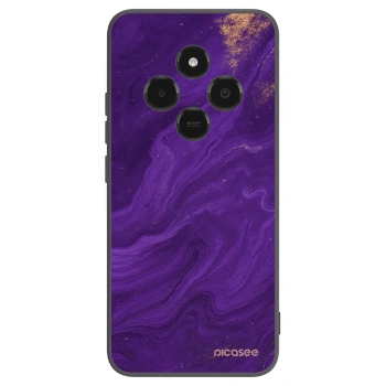 Picasee crna silikonska maskica za Xiaomi Poco C75 - Purple