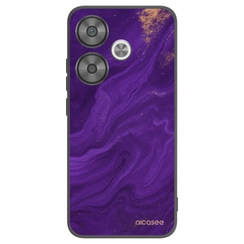 Picasee crna silikonska maskica za Xiaomi Poco F6 - Purple